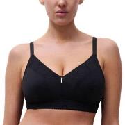 Chantelle BH EasyFeel Wirefree Support Bra Svart nylon C 75 Dam