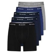 Resteröds Kalsonger 5P Kalle Bamboo Boxer Svart/Blå Large Herr