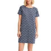 Calida Daylight Dreams Short Sleeved Nightdress Marin bomull Large Dam