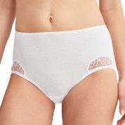 Calida Trosor Desire Midi Brief Vit bomull X-Small Dam