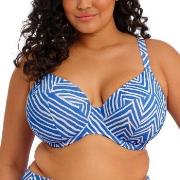Elomi Fiji Falls Plunge Bikini Top Vit/Blå I 80 Dam