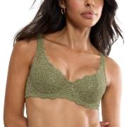 Triumph BH Amourette Wired Bra With Lace Oliv E 90 Dam