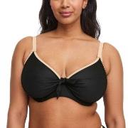 Swegmark Bahamas Bikini Underwire Bra Svart m Beige E 90 Dam