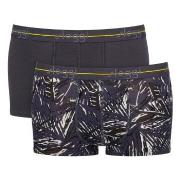 Sloggi Kalsonger 2P For Men Start Hip Gråmelerad bomull X-Large Herr