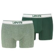 Levis Kalsonger 2P Base Vintage Boxer Grön bomull Medium Herr