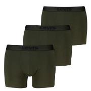 Levis Kalsonger 3P Logo Boxer Briefs Khaki bomull Large Herr