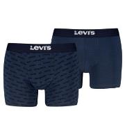 Levis Kalsonger 2P Men Logo Boxer Briefs Marin bomull Large Herr