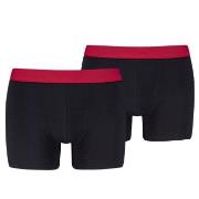 Levis Kalsonger 2P Men Twill Boxer Brief Röd/svart bomull X-Large Herr