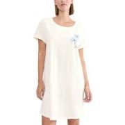 Triumph Nightdress Short Sleeve Offwhite bomull 46 Dam