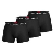 HUGO Kalsonger 3P Triplet Boxer Brief Svart/Vit bomull Large Herr