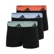 adidas Kalsonger 3P Active Flex Cotton Trunk Svart/Mint bomull Medium ...
