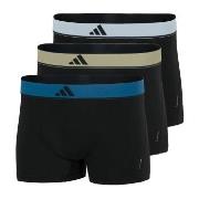 adidas Kalsonger 3P Active Micro Flex Trunk Svart/Blå polyester Large ...