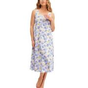 Calida Coastal Dreams Nightdress Vit/Blå bomull Medium Dam