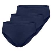 Schiesser Trosor 3P Essentials Cotton Briefs Mörkblå bomull 40 Dam
