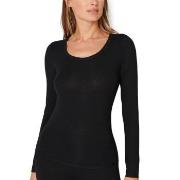 Schiesser Personal Fit Long Sleeve Shirt Svart Large Dam