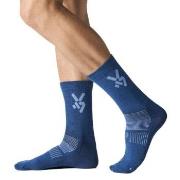Seger Strumpor Glide Light Wool Ski Socks Marin/Blå Strl 40/42