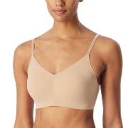 Schiesser BH Invisible Soft Bustier Padded Bralette Sand 40 Dam