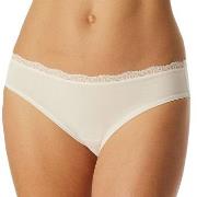 Schiesser Trosor Unique Cotton Rio Brief With Lace Creme bomull 44 Dam