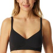 Schiesser BH Unique Cotton Soft Bra Svart bomull C 75 Dam