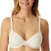 Schiesser BH Unique Cotton Wired Bra Creme bomull B 75 Dam