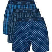 JBS Kalsonger 3P Organic Cotton Boxershorts Blå/Blå ekologisk bomull L...