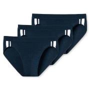 Schiesser Kalsonger 3P 95-5 Stretch Rio Slip Mörkblå bomull XX-Large H...