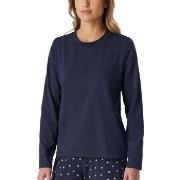 Schiesser Mix and Relax Cotton Longsleeved Shirt Mörkblå bomull 48 Dam