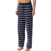 Schiesser Mix and Relax Long Cotton Pants Marin Randig bomull 40 Dam