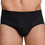 Schiesser Kalsonger 2P Sport Briefs With Fly Svart bomull XX-Large Her...