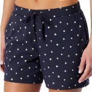 Schiesser Women Mix and Relax Cotton Shorts Vit/Marin bomull 42 Dam