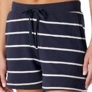 Schiesser Women Mix and Relax Cotton Shorts Marin Randig bomull 36 Dam