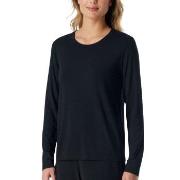 Schiesser Women Mix and Relax Longsleeved Shirt Svart modal 42 Dam