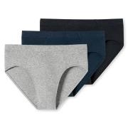 Schiesser Kalsonger 3P Supermini Organic Cotton Briefs Flerfärgad bomu...