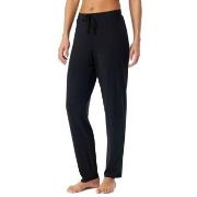 Schiesser Women Mix and Relax Straight Pants Svart modal 48 Dam