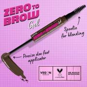 NYX Professional Makeup Zero To Brow Longwear Vegan Tinted Eyebrow Gel...