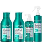 Redken Acidic Grow Full System Shampoo 300ml, Conditioner 300ml, Serum...