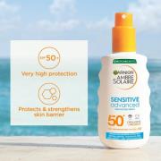 Garnier Ambre Solaire SPF 50+ Sensitive Advanced Sun Spray 150ml