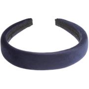 Dark Velvet Hair Band Broad Navy Blue - pcs 1