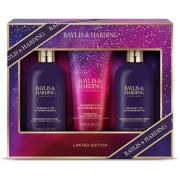 Baylis & Harding Midnight Fig & Pomegranate Body Trio Set - 800 ml