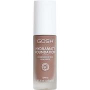 GOSH Hydramatt Foundation Very Dark - Neutral Undertone 018N - 30 ml