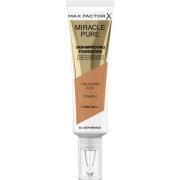 Max Factor Miracle Pure Foundation 82 Deep Bronze - 30 ml