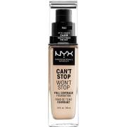 NYX Professional Makeup Can't Stop Won't Stop Foundation Pale - 30 ml