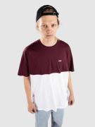 Vans Colorblock T-Shirt white/port royale