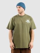 HUF Paid In Full T-Shirt olive