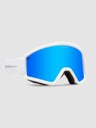 Electric Hex Matte White Nuron Goggle blue chrome