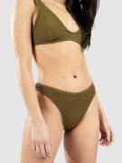 Rip Curl Sunshine Cheeky Pant Bikini Bottom dark olive