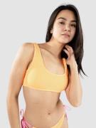 Hurley Solid Soft Scrunch Pull On Bikini Top sunrise