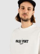 Pass Port Featherweight Embroidery T-Shirt white