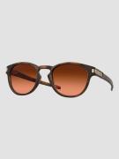 Oakley Latch Matte Brown Tortoise Solglasögon prizm brown gradient