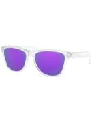 Oakley Frogskins XS Polished Clear Solglasögon prizm violet